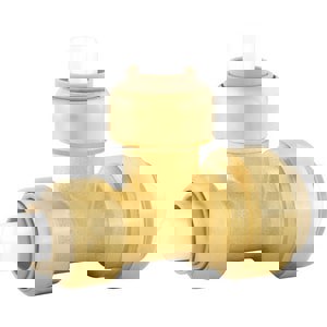 LF 3/4 X 1/2 X 1/2 BRS TEE PLUMBITE